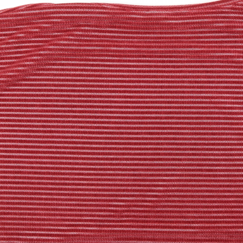 Roman Womens Red Striped Pullover Jumper Size 16