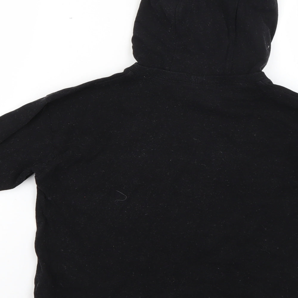 Next Boys Black Pullover Hoodie Size 8 Years