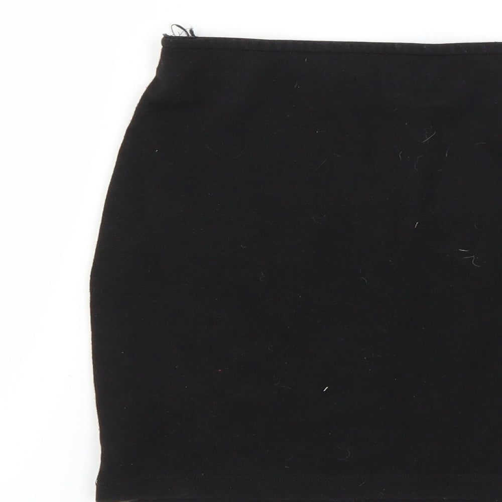 top class Girls Black Mini Skirt Size 11-12 Years