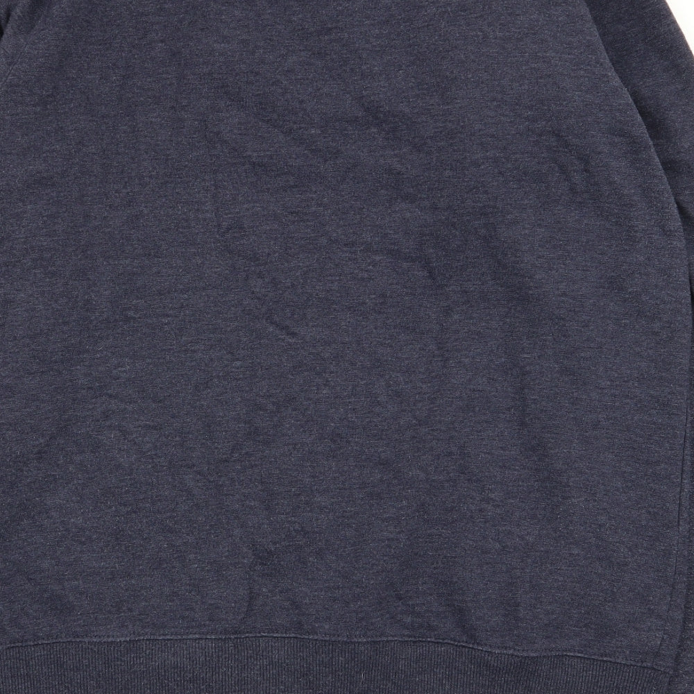 Asda George Mens Blue Full Zip Jumper Size M