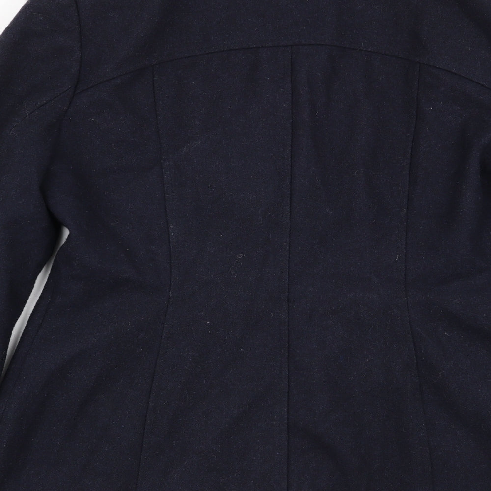 Asda George Womens Blue Overcoat Coat Size 12