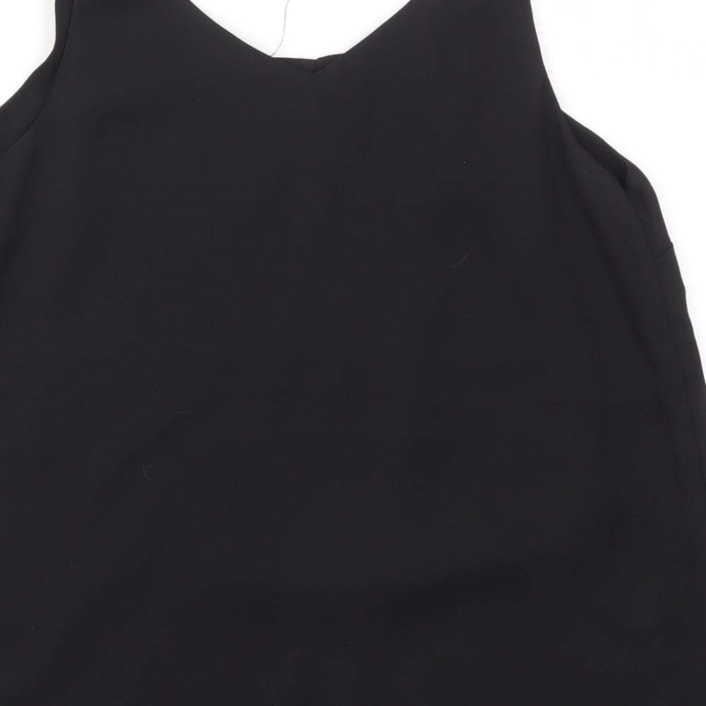 Dorothy Perkins Womens Black Basic Blouse Size 8