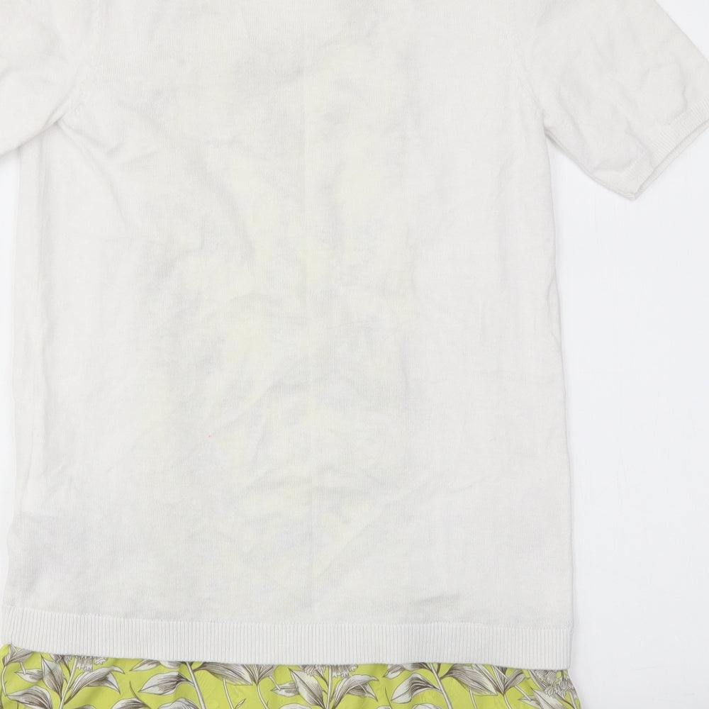 NEXT Womens Multicoloured Floral Basic T-Shirt Size 8