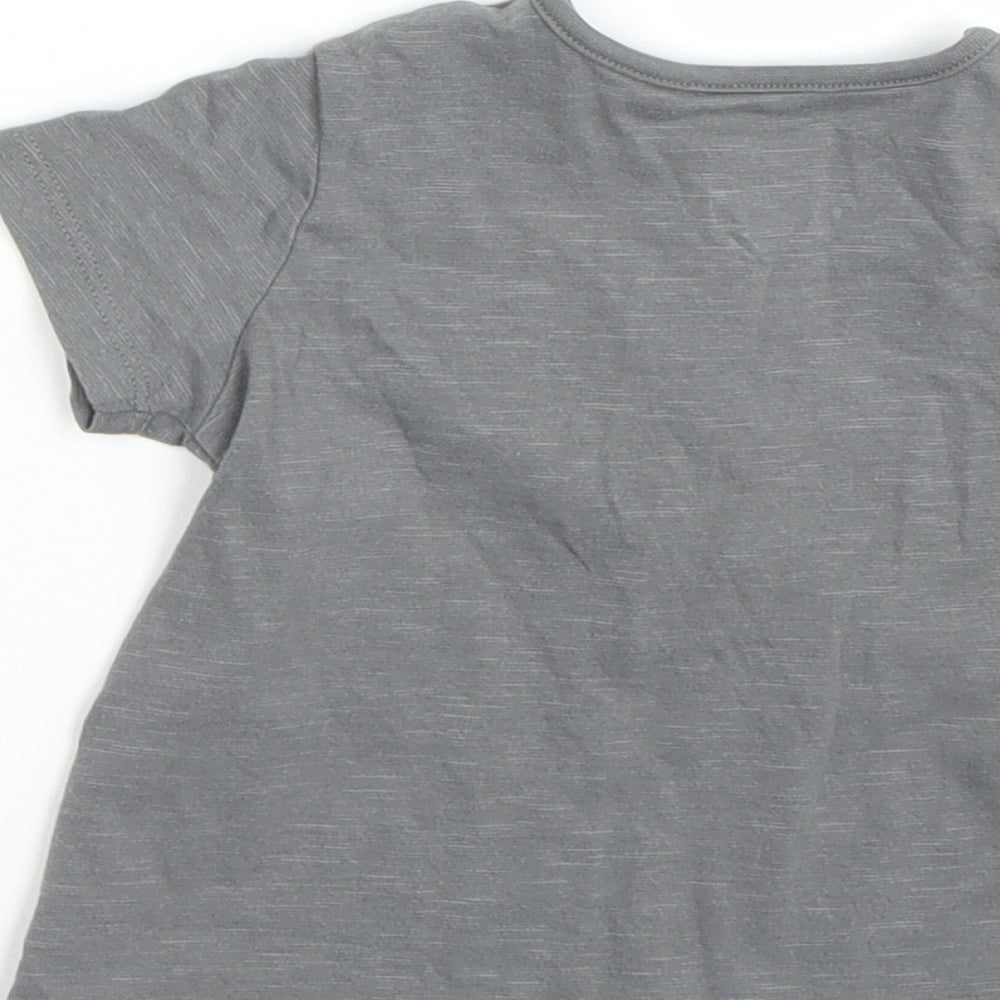 TU Girls Grey Basic T-Shirt Size 9-12 Months