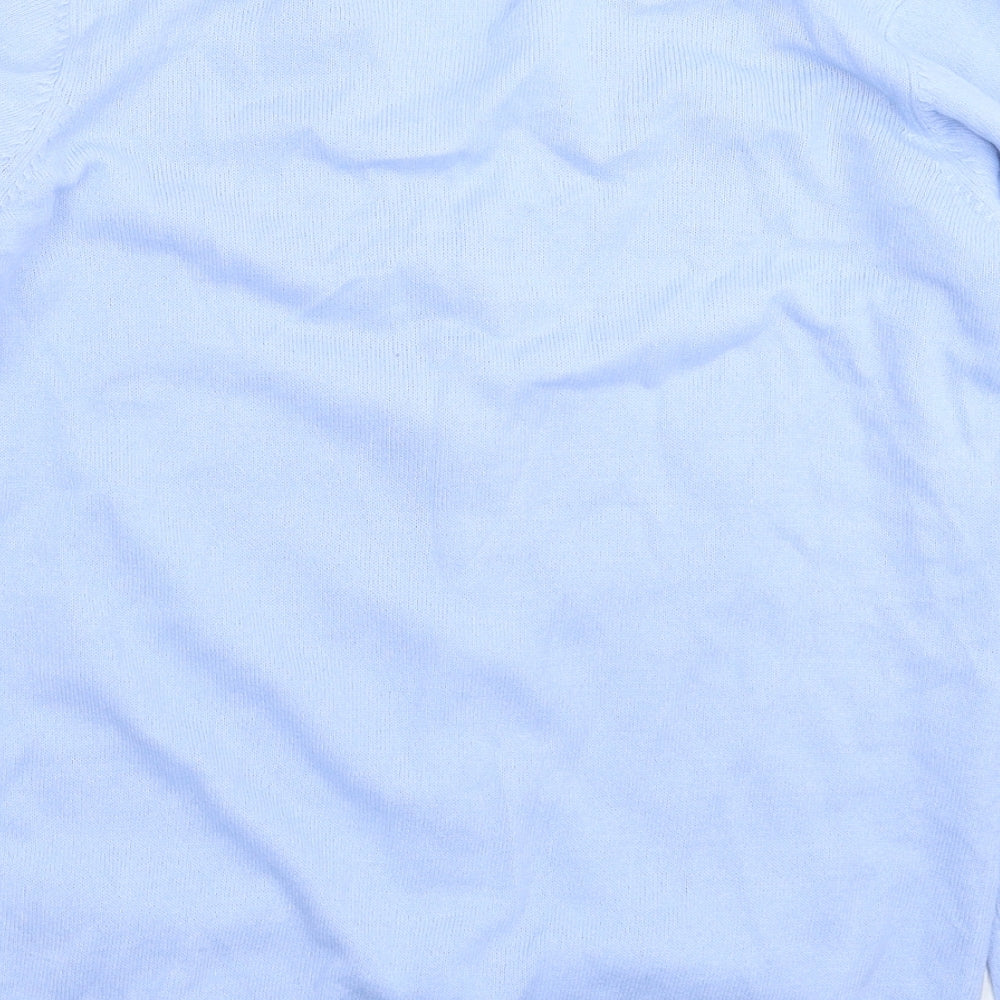 Isle Womens Blue Knit Cardigan Jumper Size 12