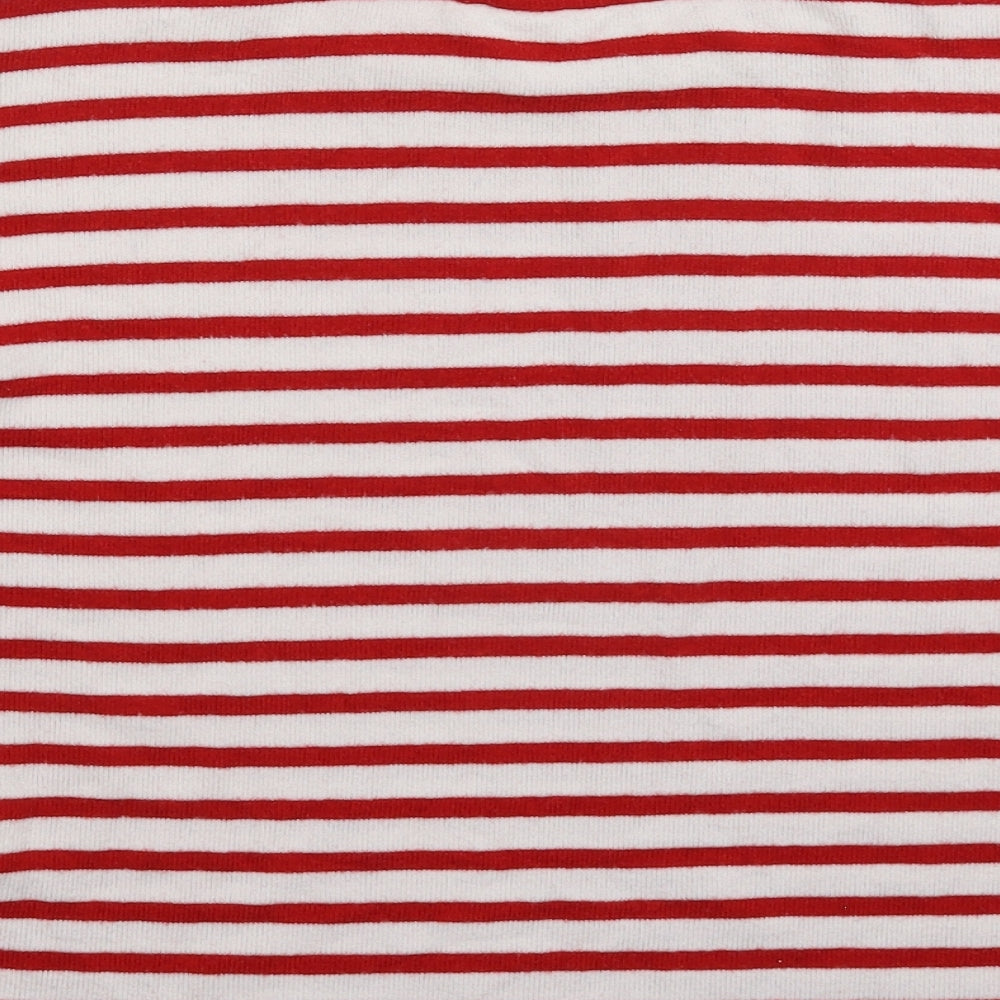 H&M Womens Multicoloured Striped Knit Pullover Jumper Size XS
