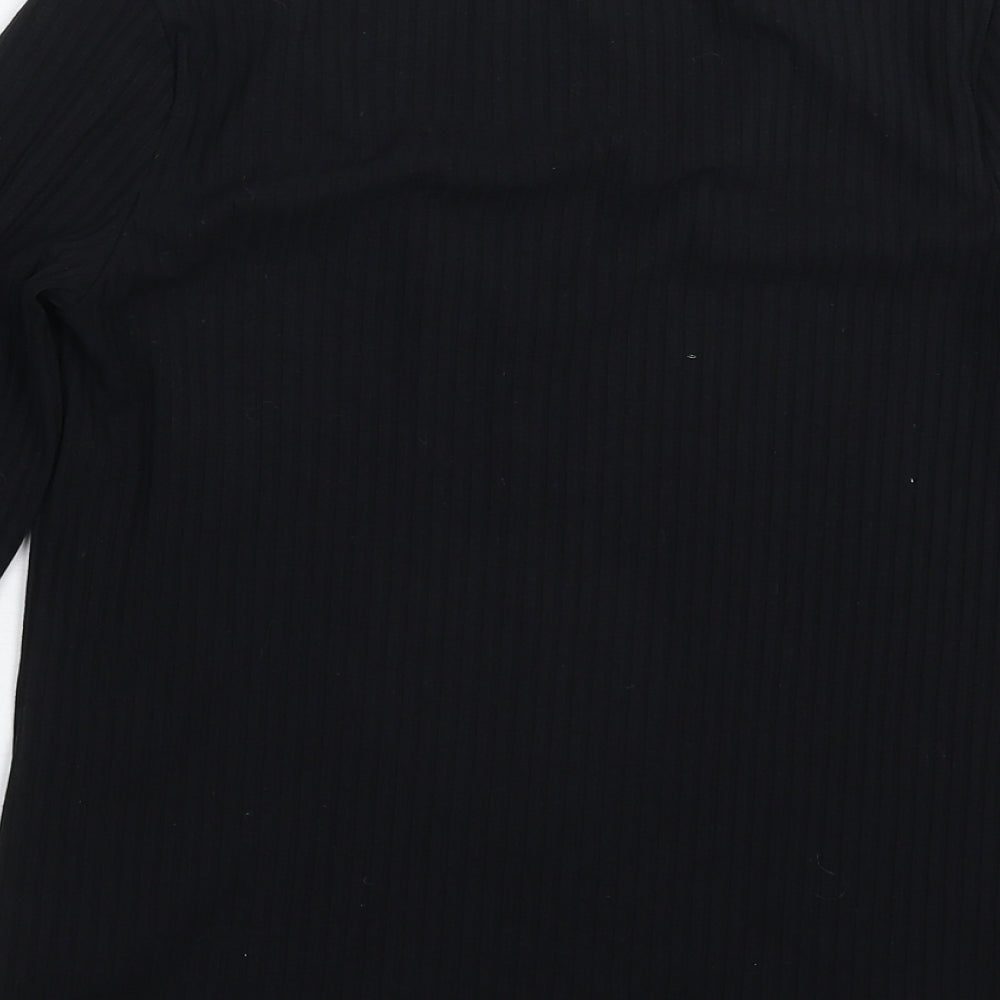 Marks & Spencer Womens Black Knit Pullover Jumper Size 10