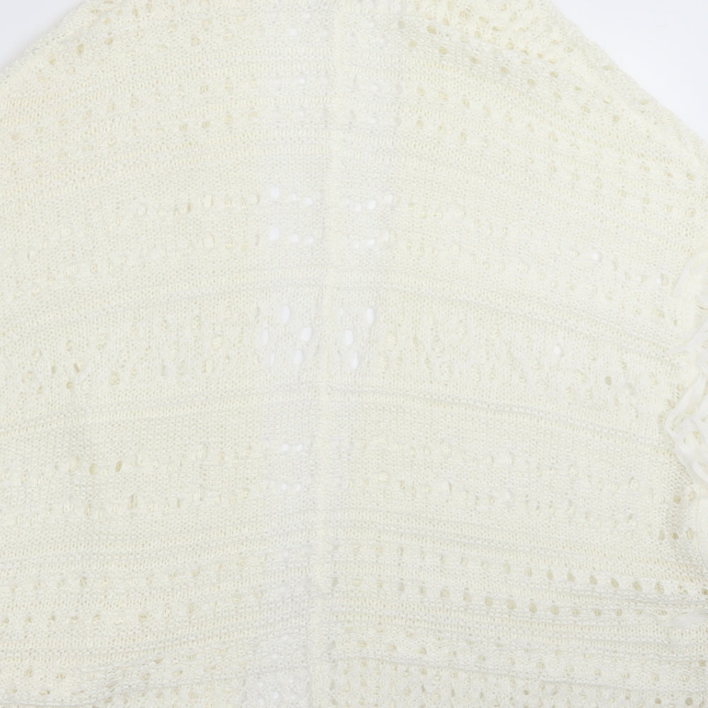 Red Herring Womens Ivory Knit Cardigan Jumper Size S