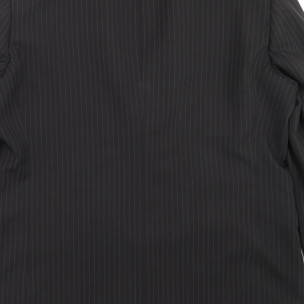 Taylor & Wright Mens Black Striped Jacket Suit Jacket Size 42
