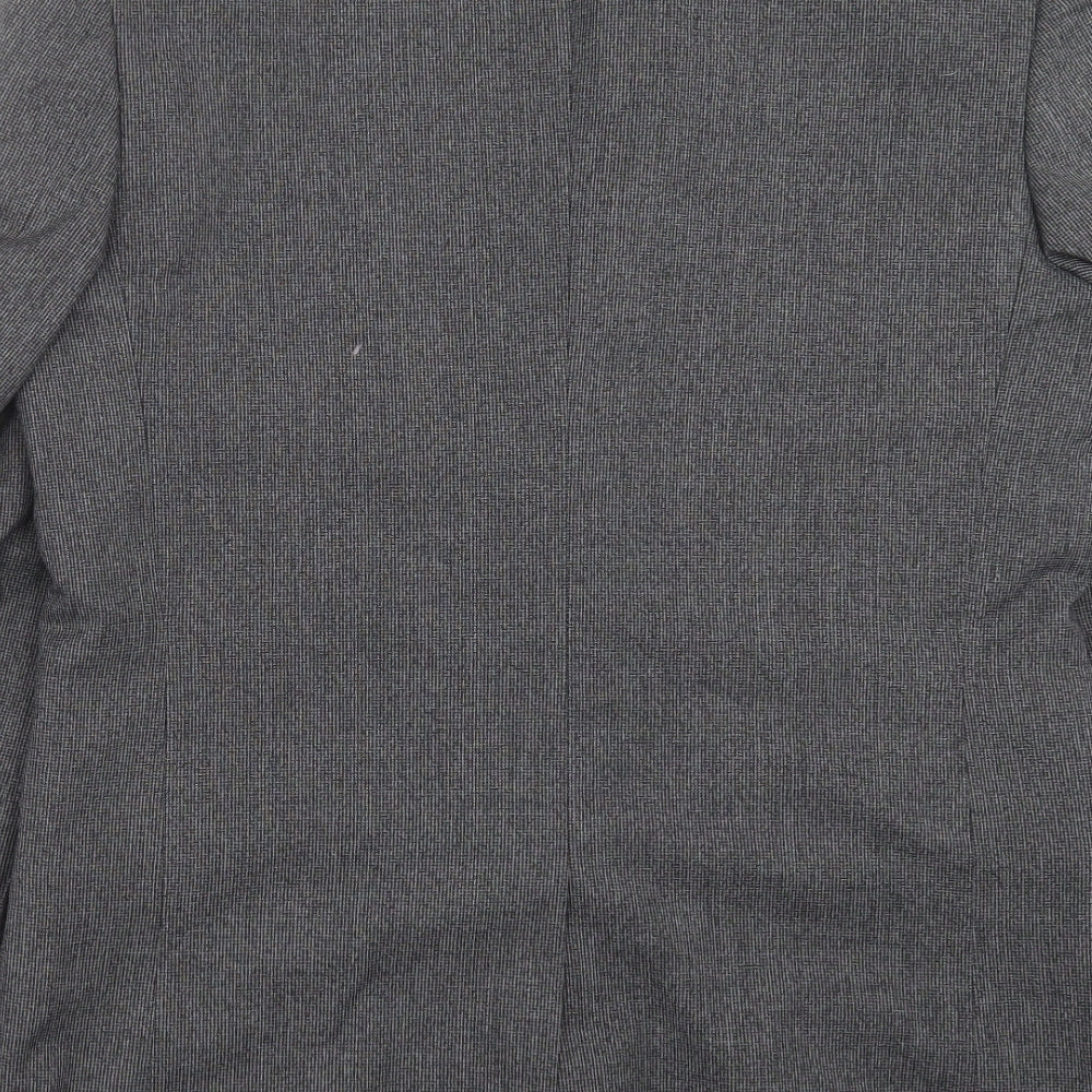 Cedar Wood State Mens Grey Jacket Suit Jacket Size 40
