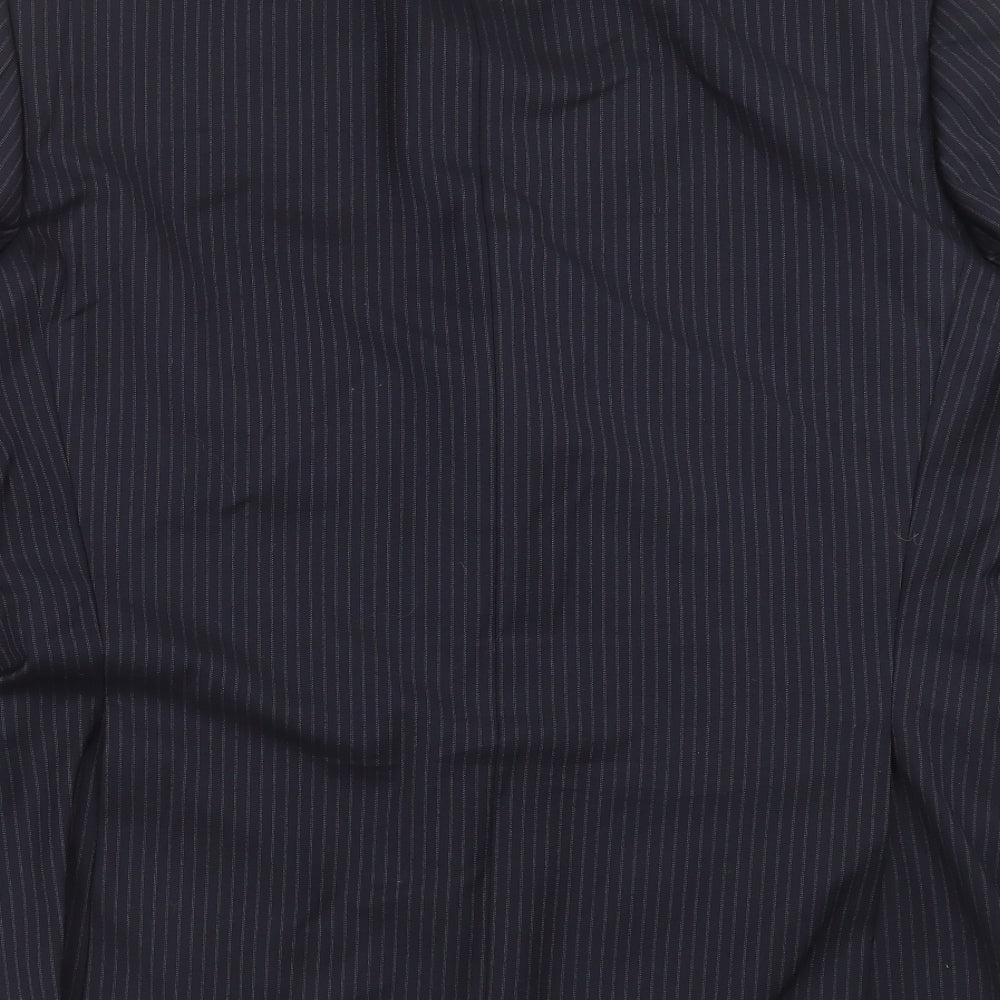 gianni palleti Mens Blue Striped Jacket Suit Jacket Size 44