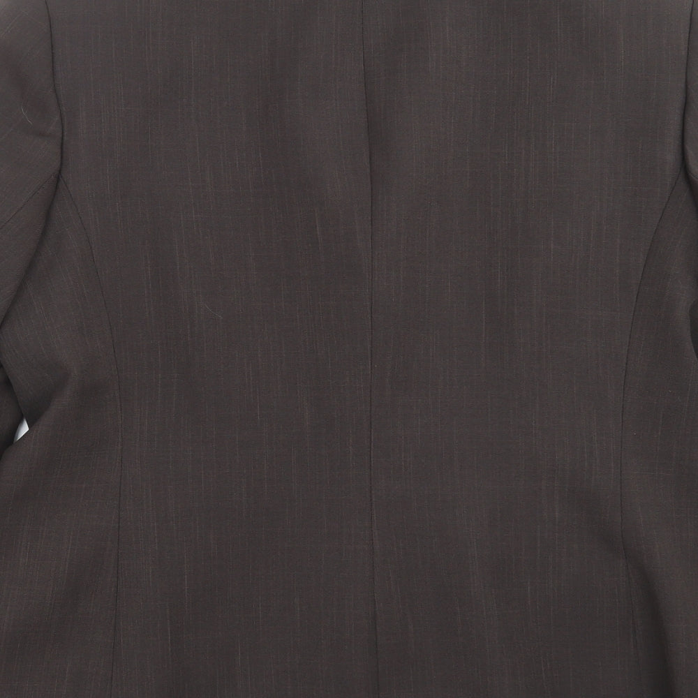 berketex Womens Brown Jacket Suit Jacket Size 14