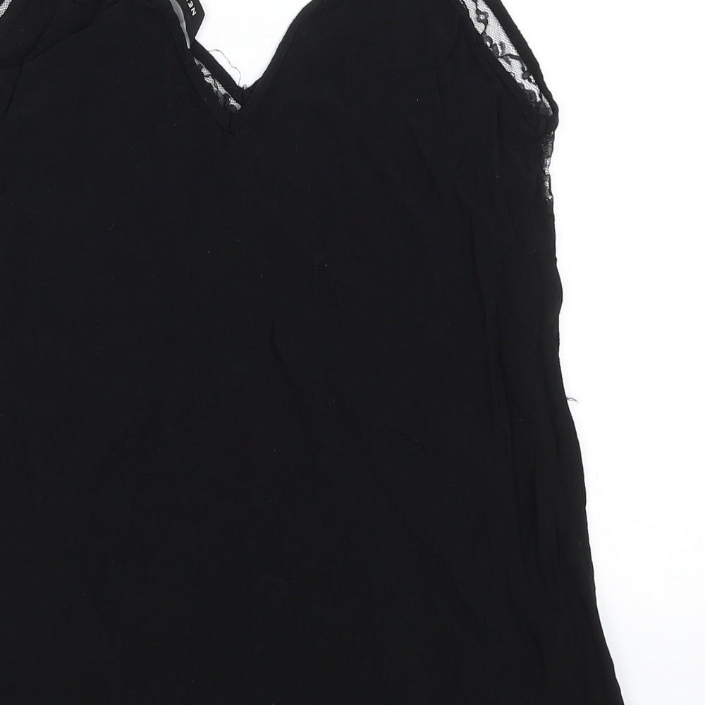 New Look Womens Black Camisole Tank Size 8
