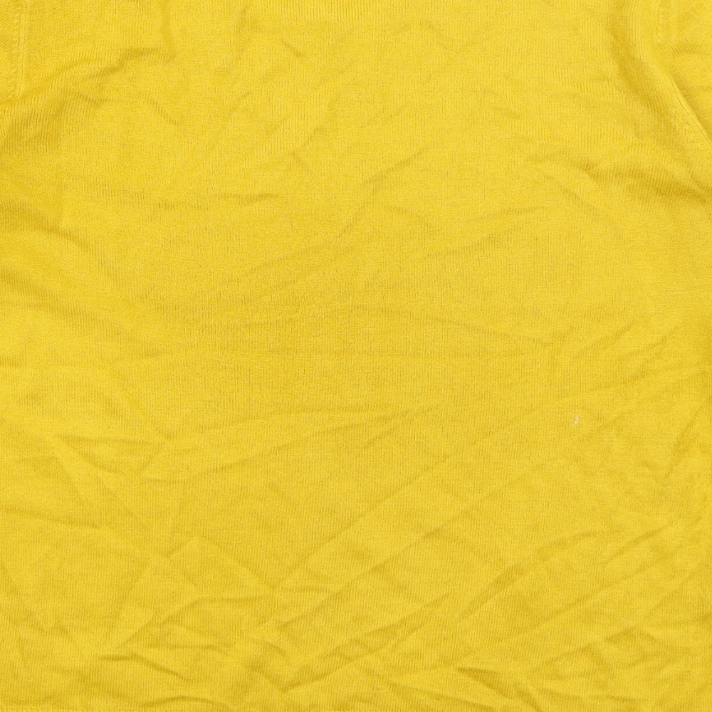 BHS Womens Yellow Pullover Jumper Size 12
