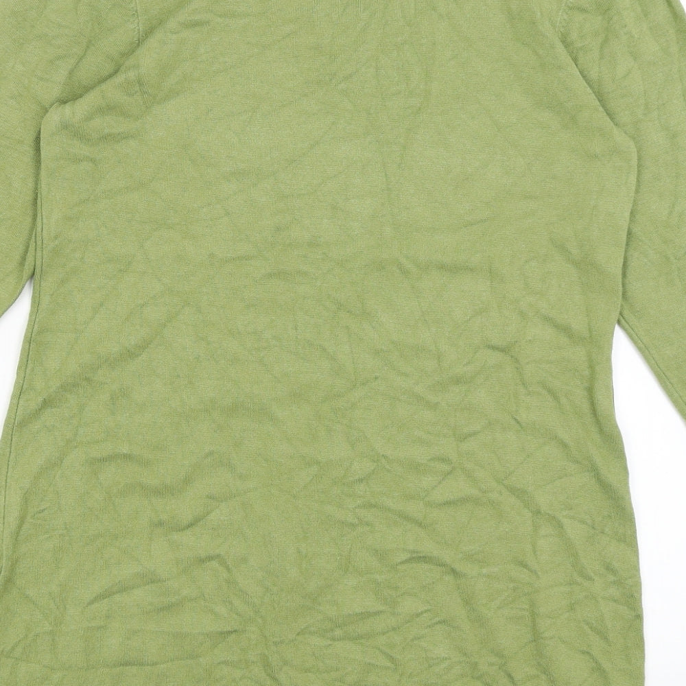 Michele Hope Womens Green Pullover Jumper Size 10