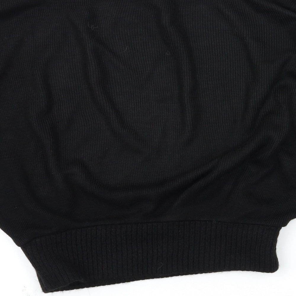 PRETTYLITTLETHING Womens Black Pullover Jumper Size S
