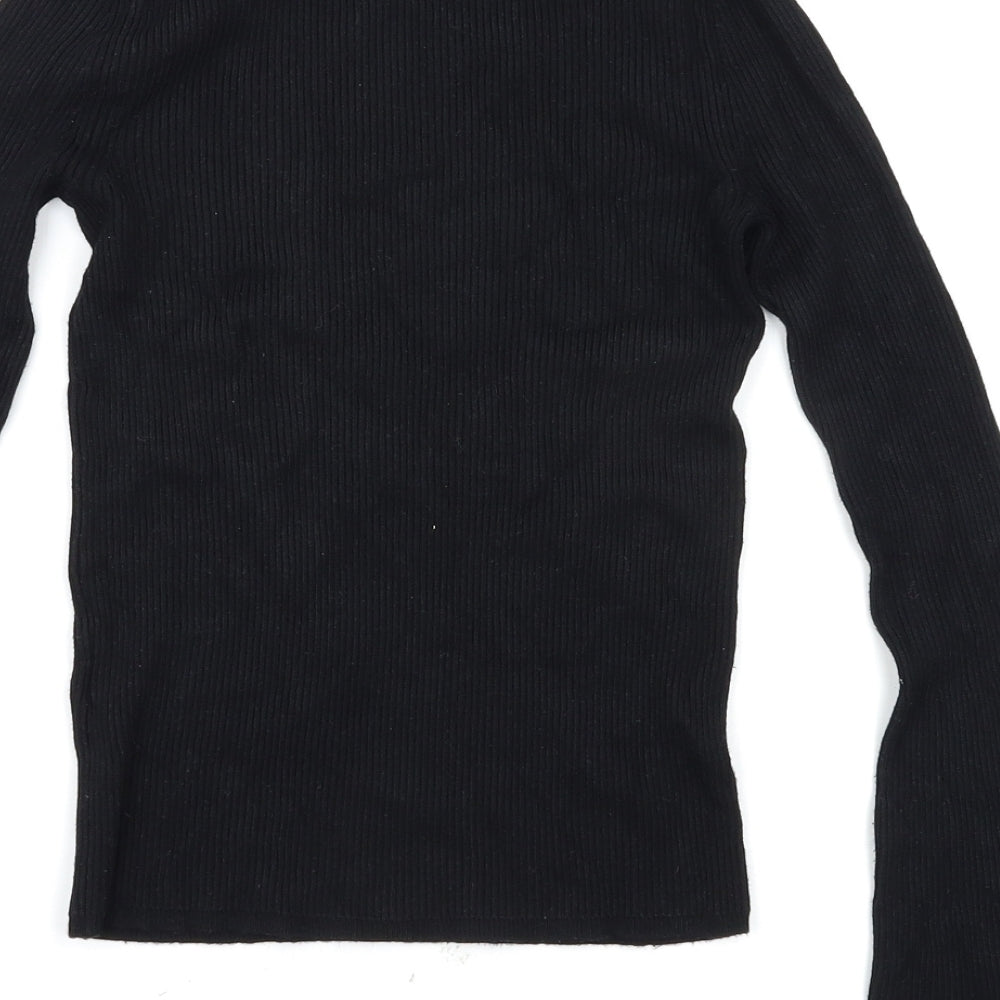 Marks & Spencer Womens Black Pullover Jumper Size 8