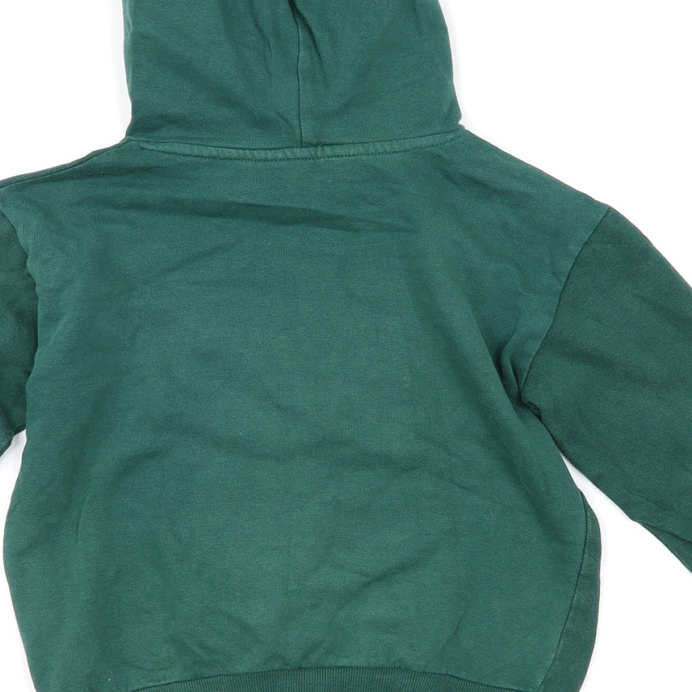 H&M Girls Green Pullover Hoodie Size 9-10 Years