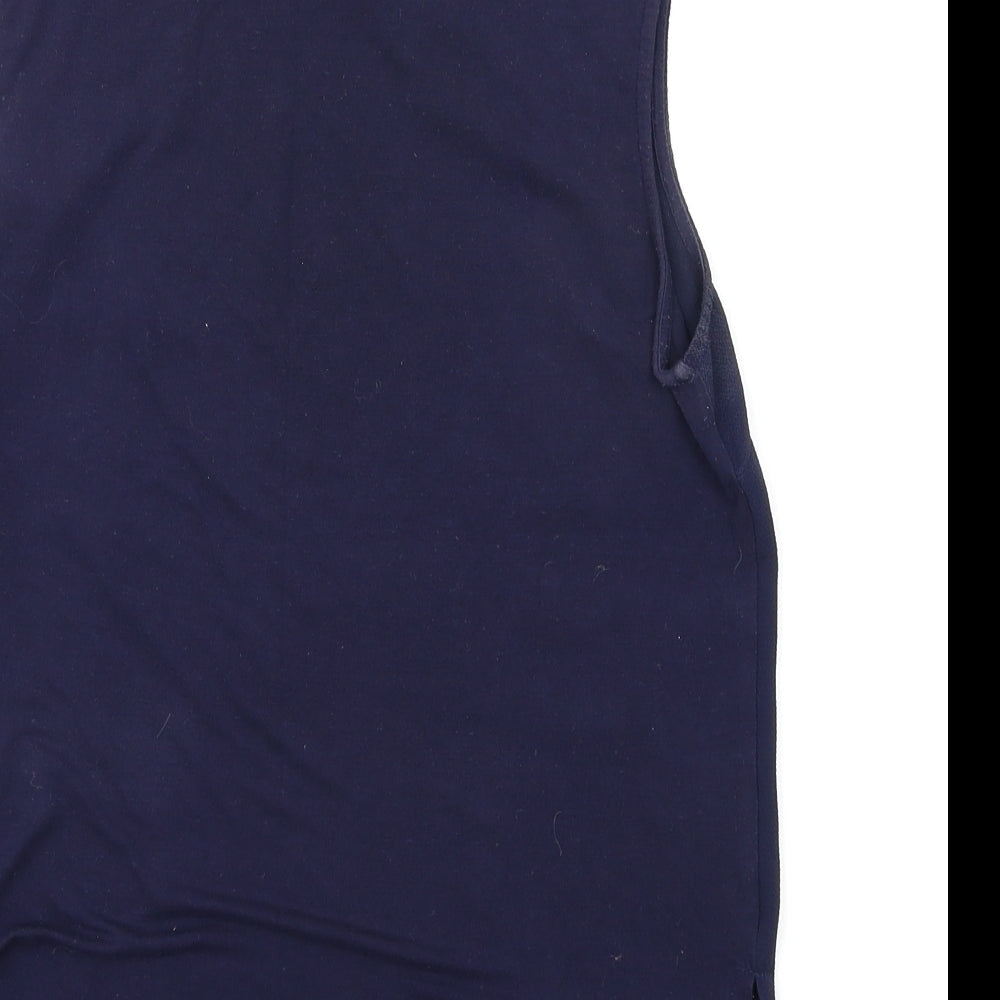 New Look Womens Blue Basic Tank Size 10
