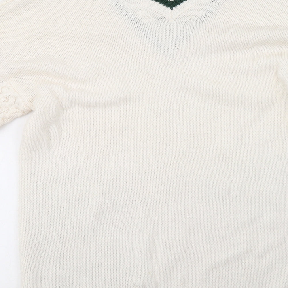 ASOS Womens White Knit A-Line Size 10