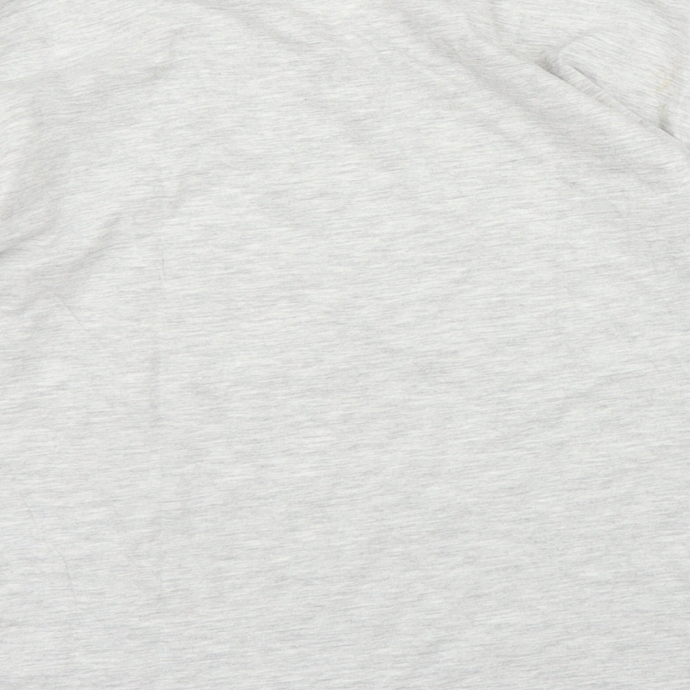 Debenhams Womens Grey Basic T-Shirt Size 8 - PJ top