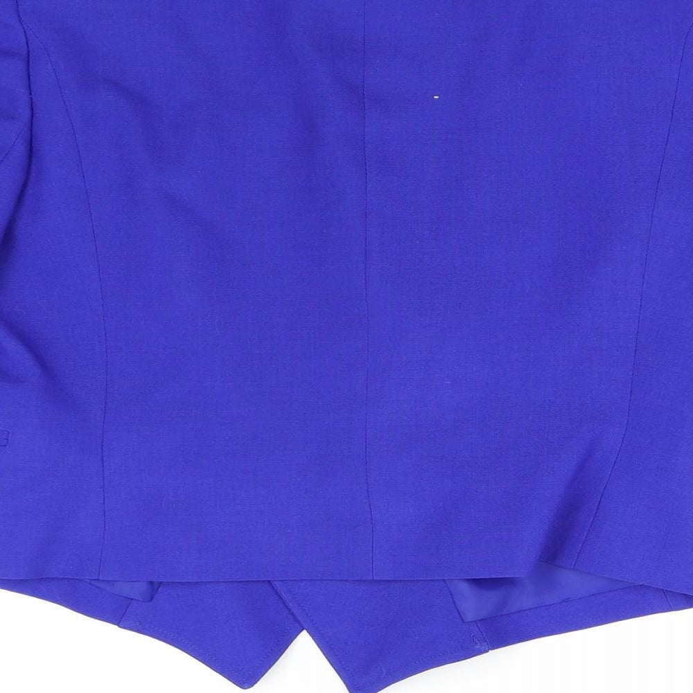 Country Casuals Womens Blue Jacket Blazer Size 12