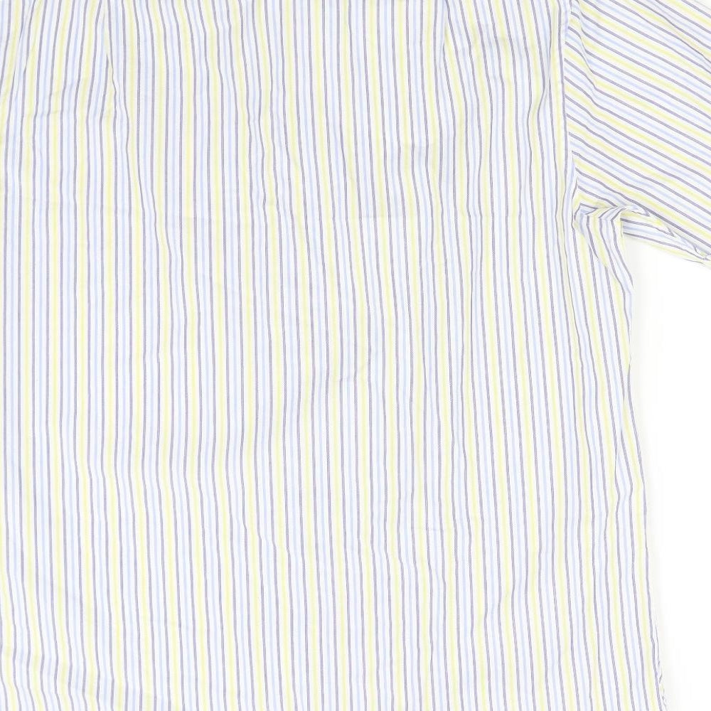 Jack Reid Womens Multicoloured Striped Basic Button-Up Size 16