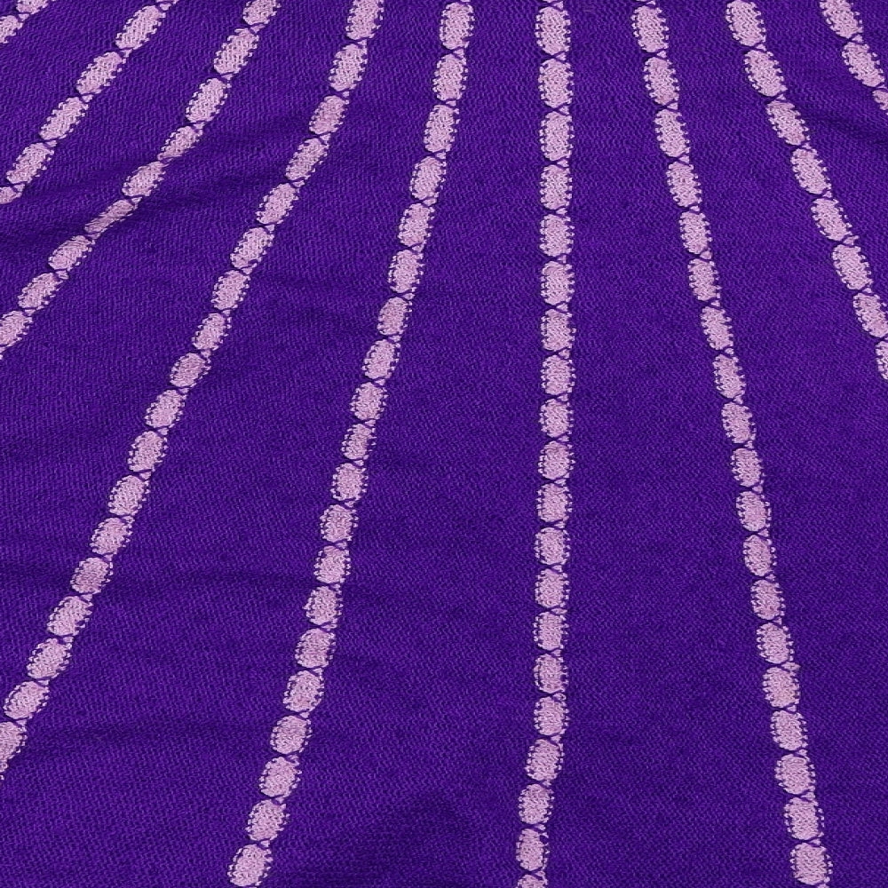 Preworn Womens Purple Flare Skirt Size 29 in