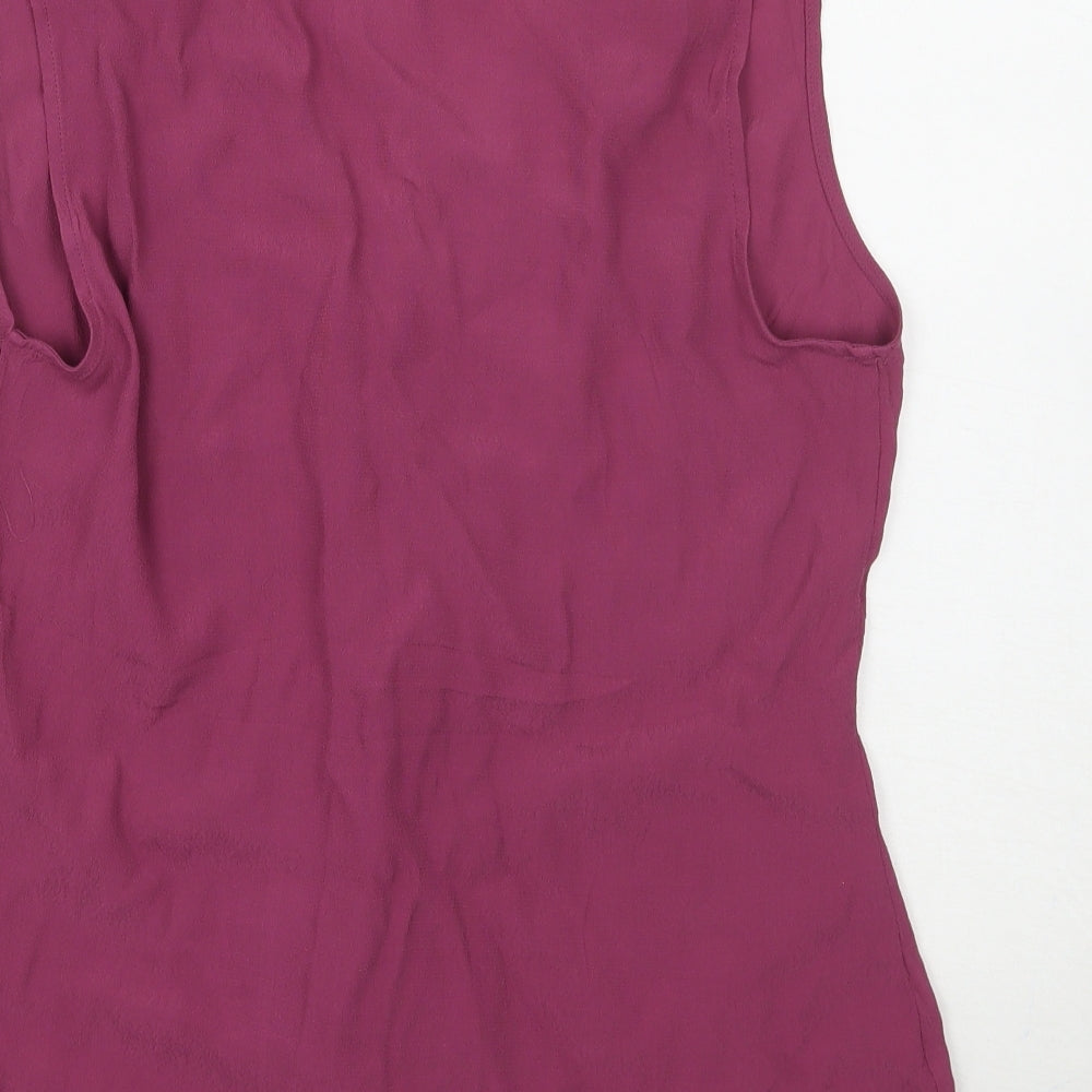 NEXT Womens Purple Basic Button-Up Size 12
