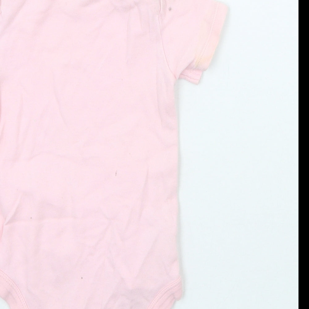 TU Girls Pink Babygrow One-Piece Size 9-12 Months