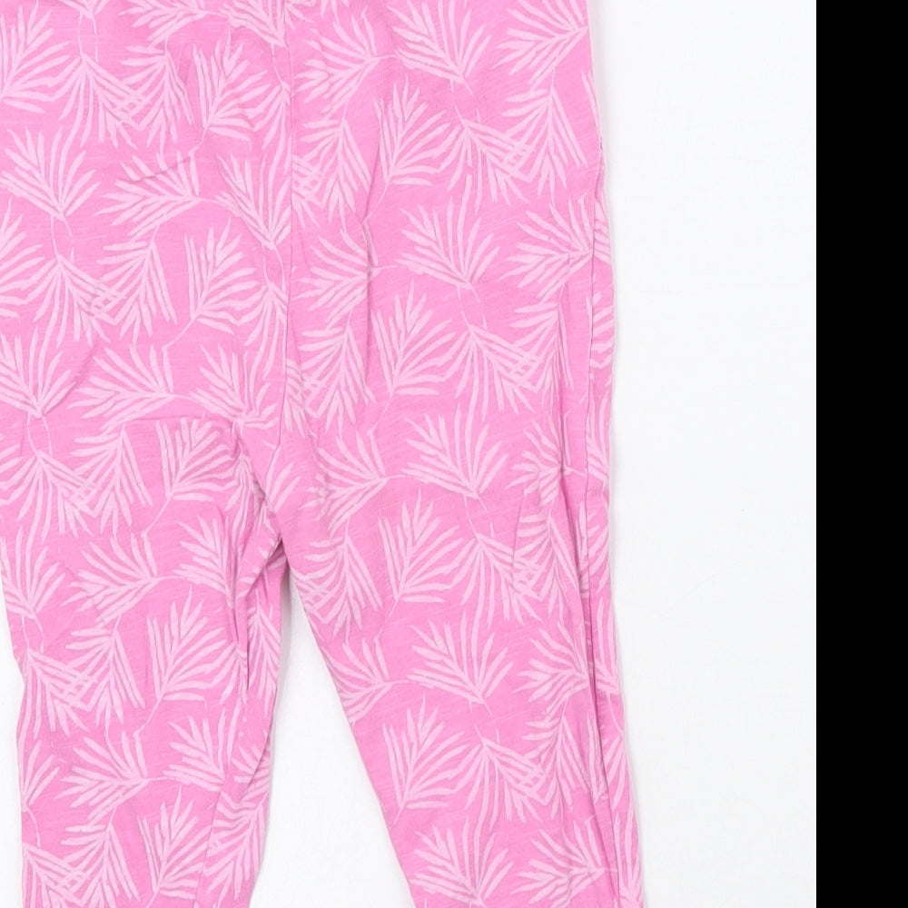 Matalan Girls Pink Sweatpants Trousers Size 9-12 Months
