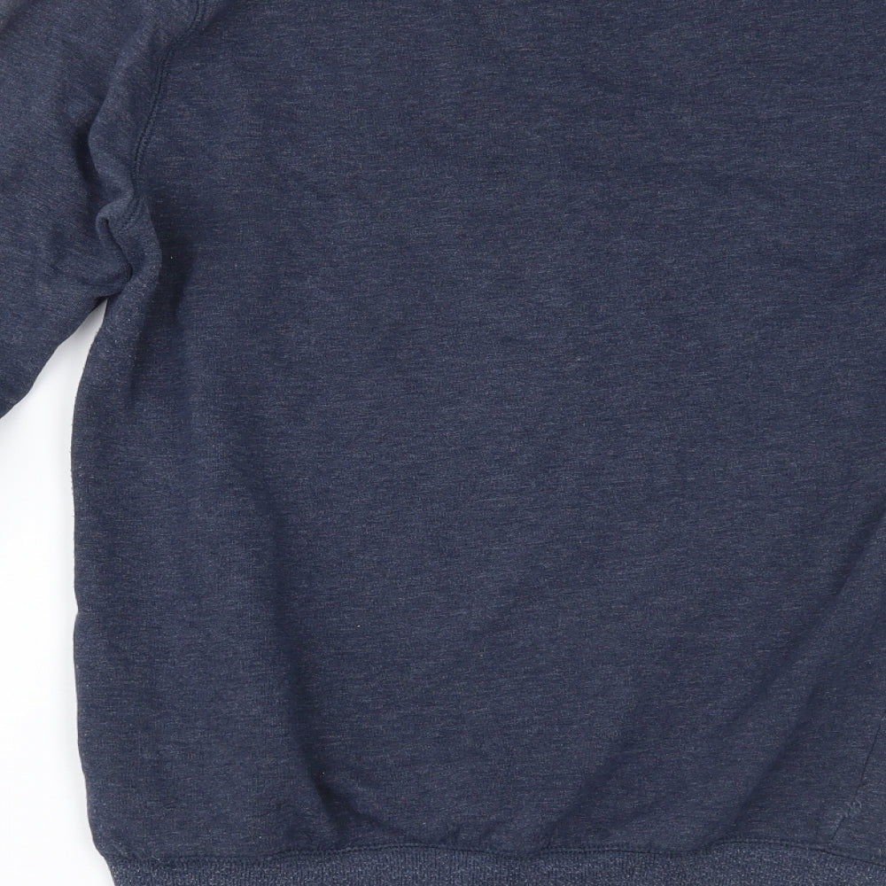 H&M Mens Blue Pullover Sweatshirt Size XS