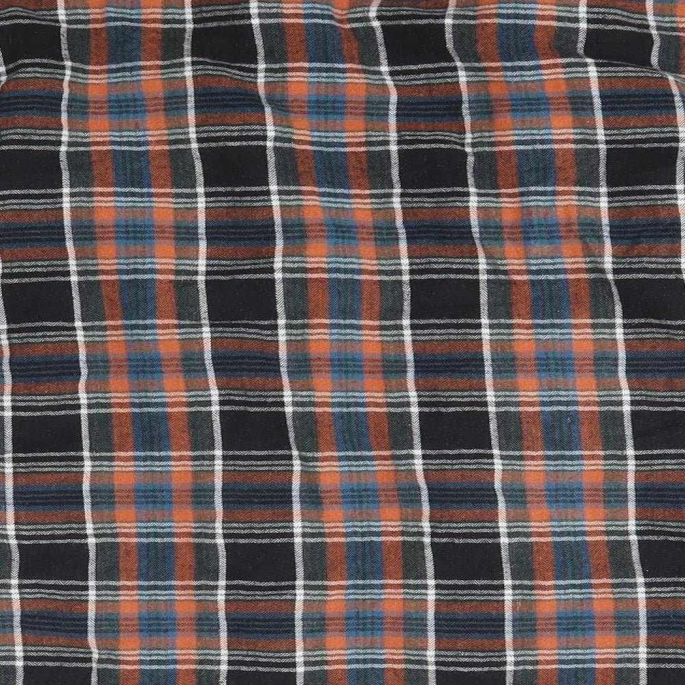 Zak Mens Multicoloured Check Button-Up Size XL