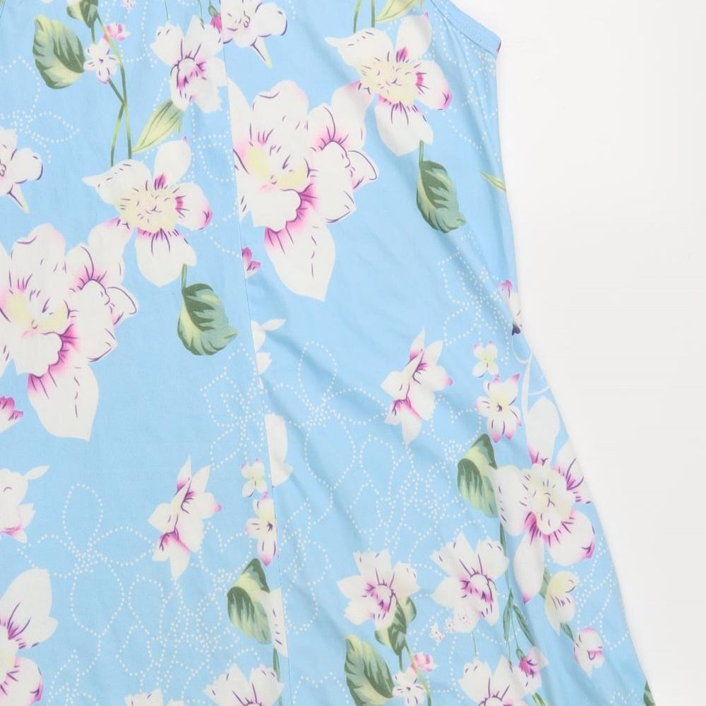 CHERFL Womens Multicoloured Floral A-Line Size M