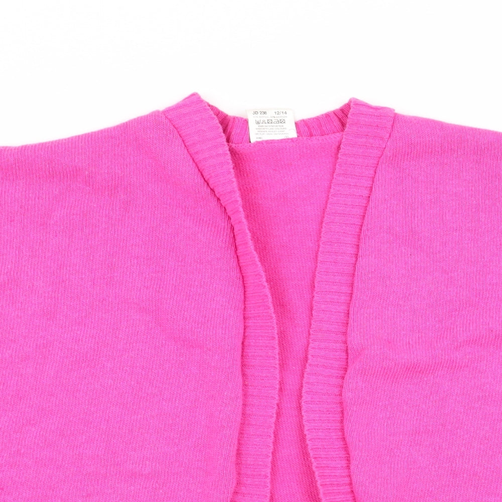 Being Casual Womens Pink Cardigan Jumper Size 12