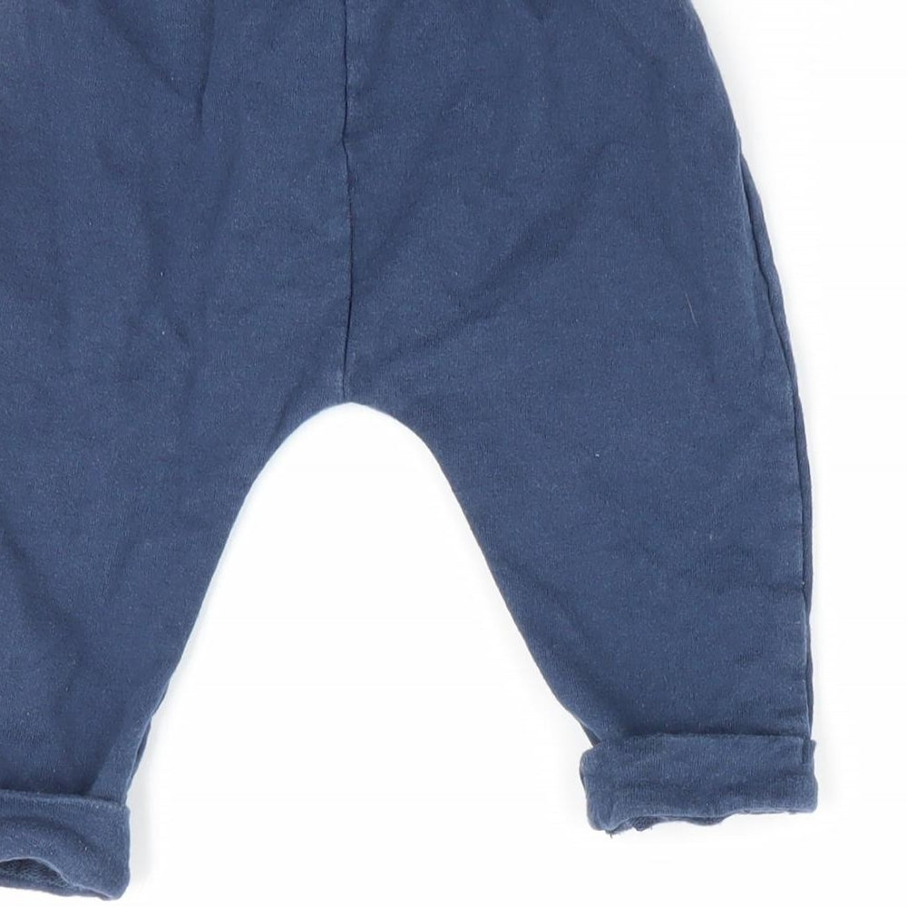 Mothercare Boys Blue Jogger Trousers Size 3-6 Months - Car Logo