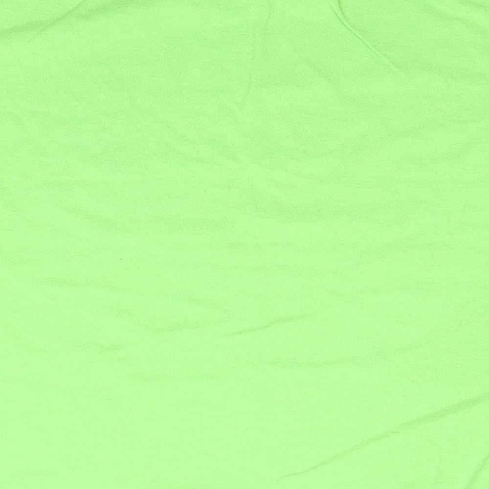Gildan Boys Green Basic T-Shirt Size L - I climbed Snowdon