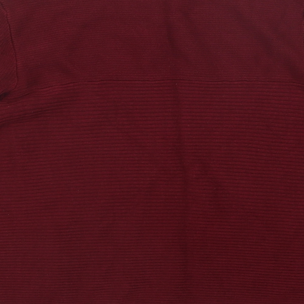 Miss Selfridge Womens Red Pullover Jumper Size 10