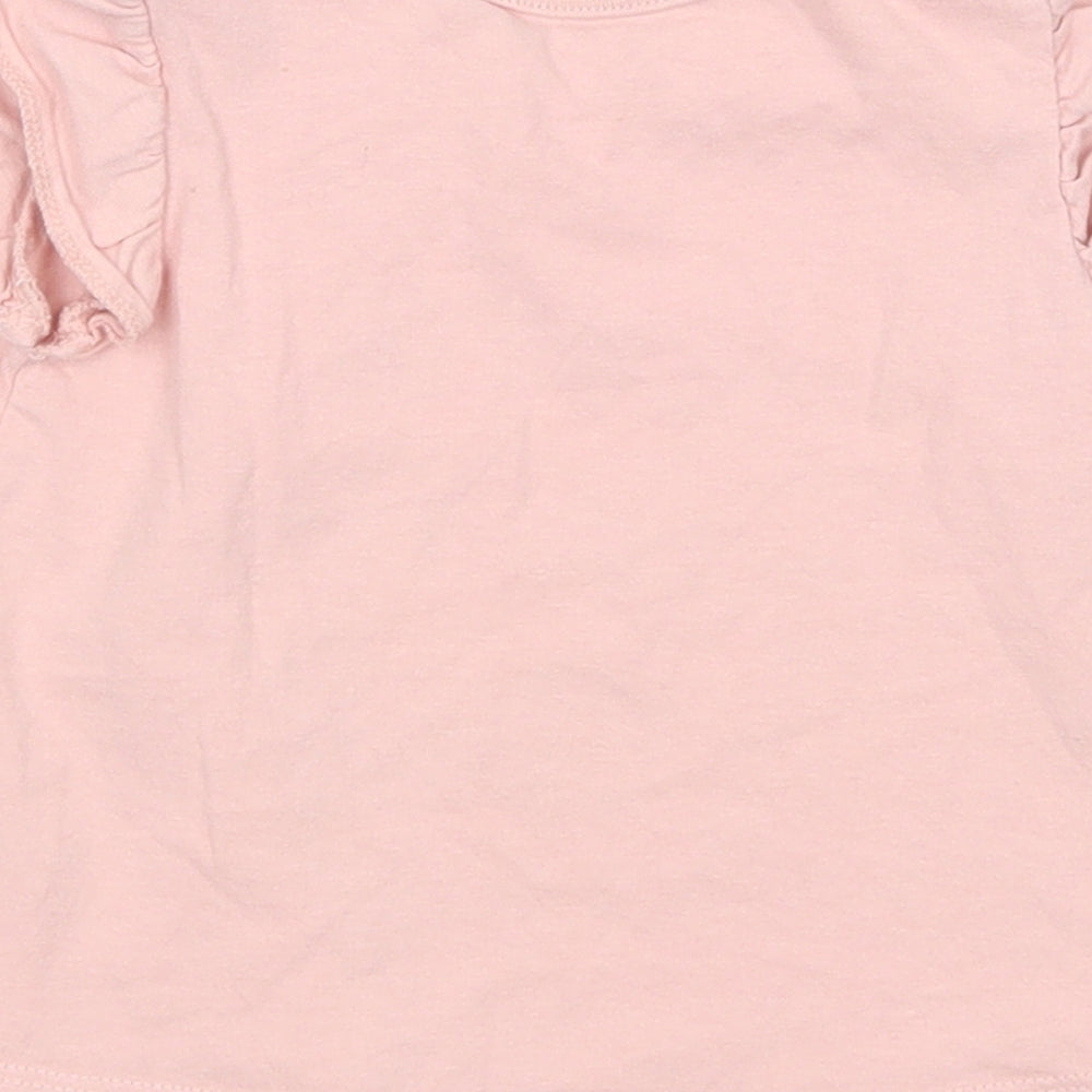 TU Girls Pink Basic T-Shirt Size 6 Years