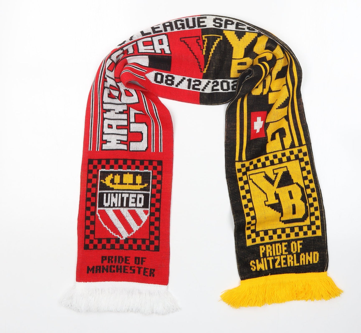 Preworn Football Scarf - Manchester United VS Young Boys