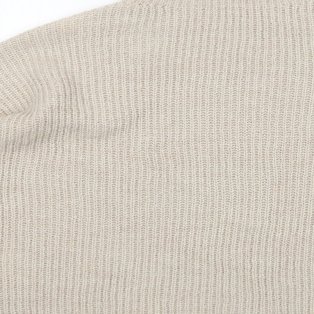 Villa Womens Beige Pullover Jumper Size S