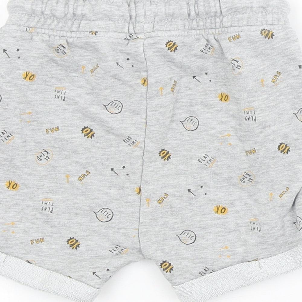 George Baby Grey Spotted Cropped Trousers Size 18-24 Months