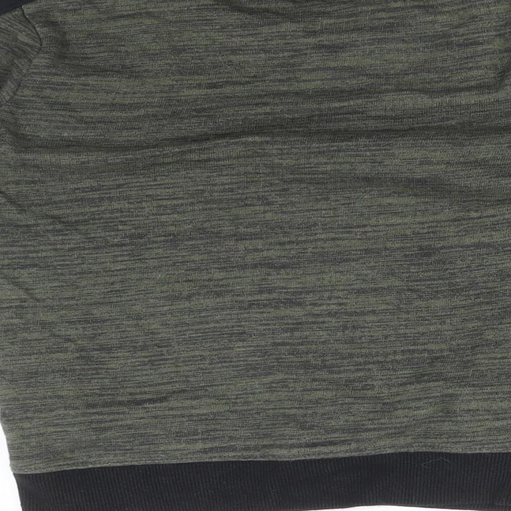 M&Co Boys Green Pullover Sweatshirt Size 9-10 Years