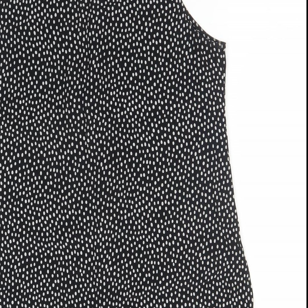 BHS Womens Multicoloured Polka Dot Basic Blouse Size 16