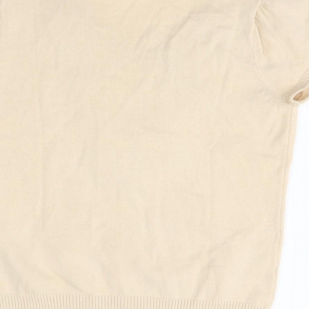 Soon Womens Beige Pullover Jumper Size 12