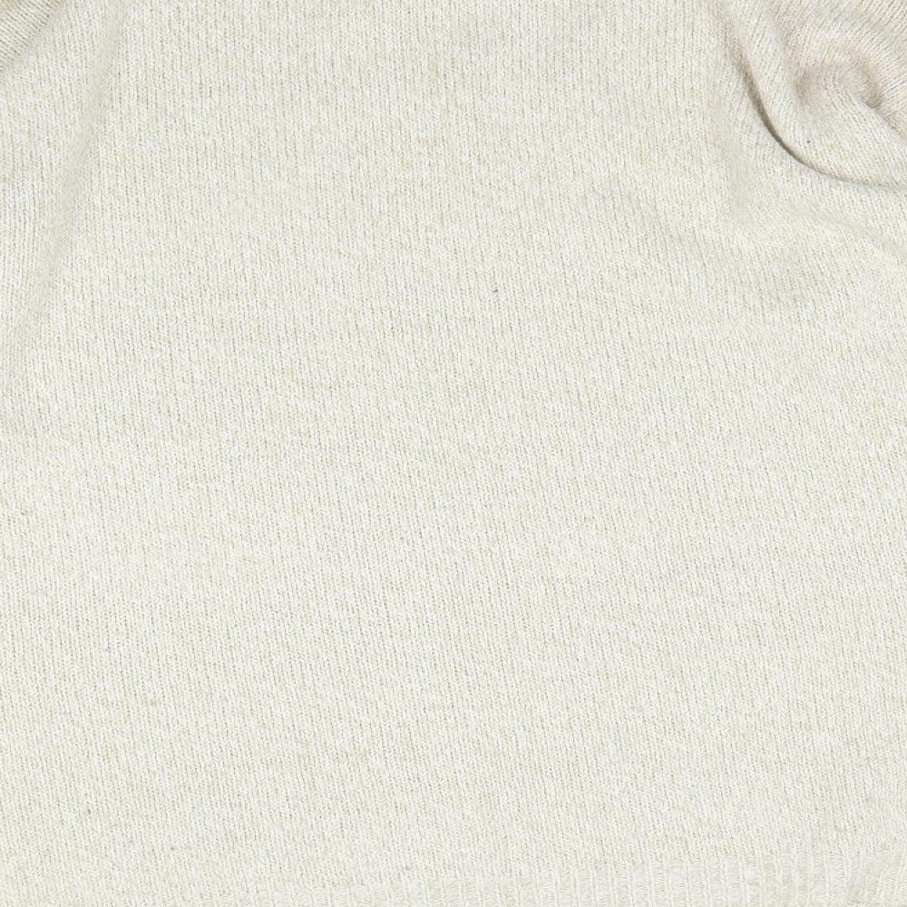 New Look Womens Beige Knit Pullover Jumper Size S