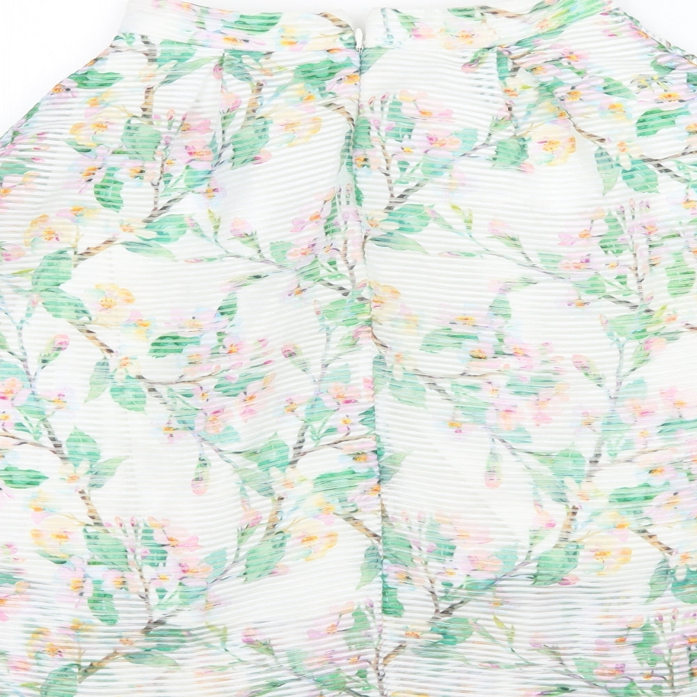 Atmosphere Womens Multicoloured Floral A-Line Skirt Size 4
