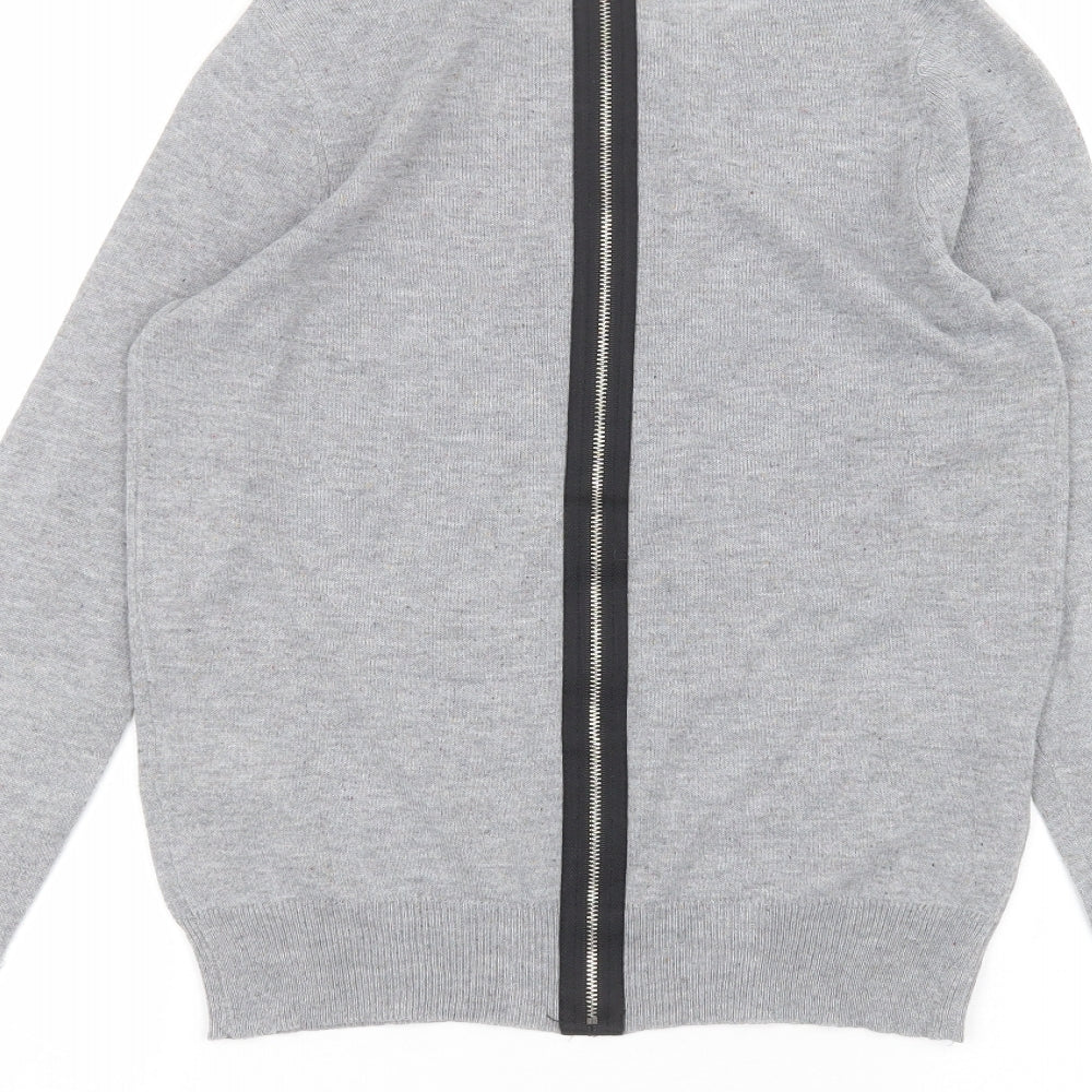 Warehouse Womens Grey Basic T-Shirt Size 8