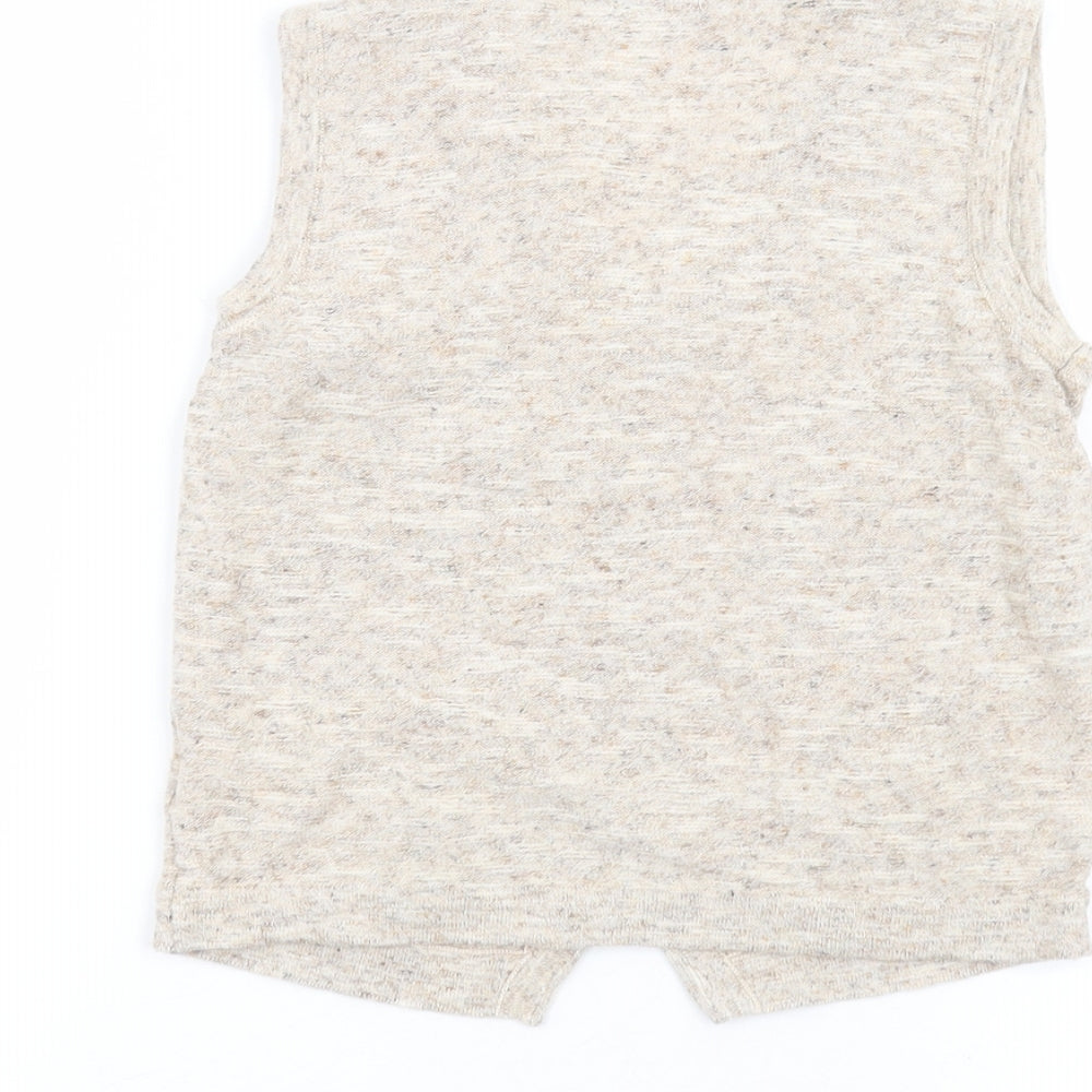 Next Girls Brown Cardigan Jumper Size 3-4 Years