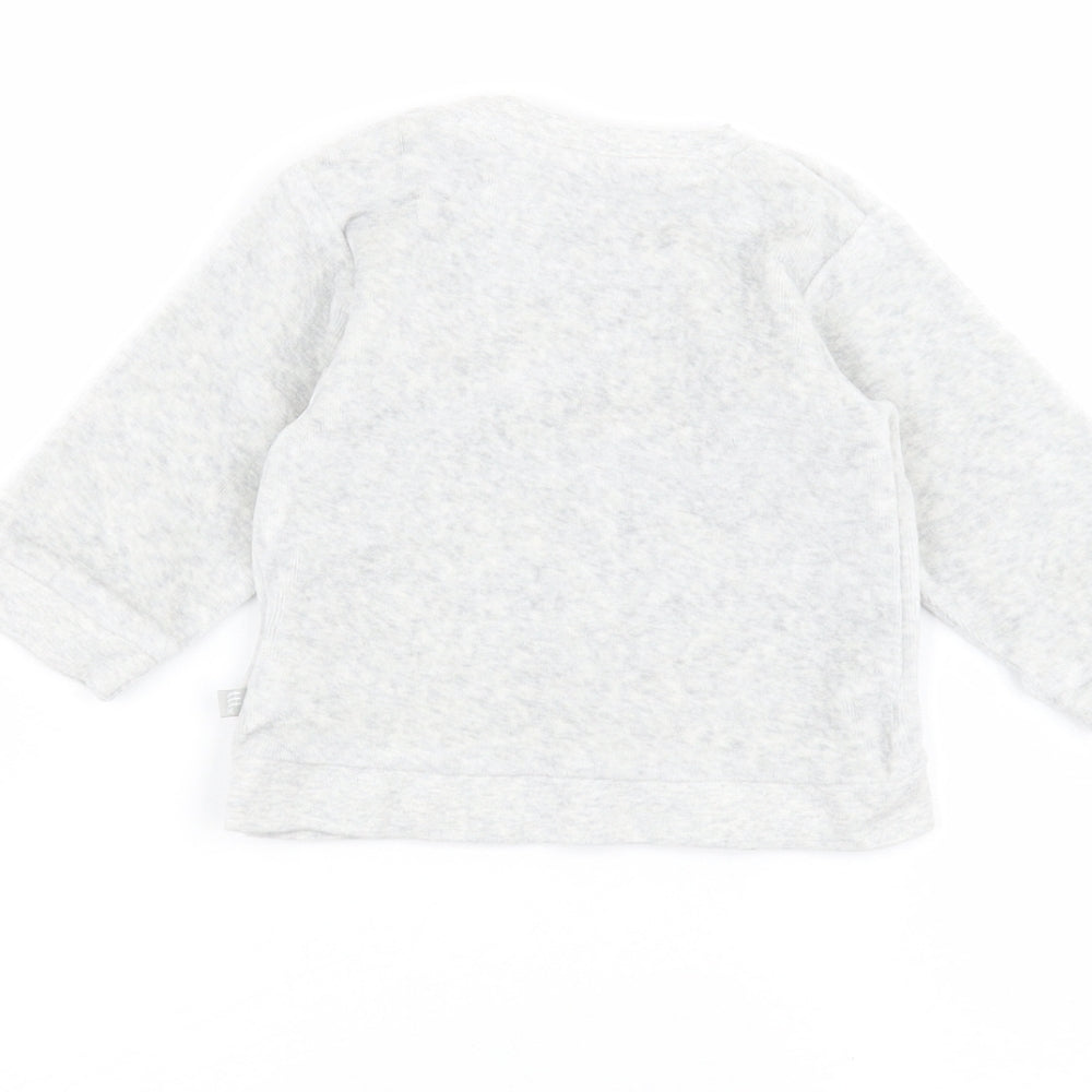 Marks & Spencer Baby Grey Pullover Jumper Size 3-6 Months